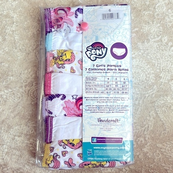 Brand New Set of 3 Packs Girls Underwear Disney Princess My Little Pony Frozen - Picture 9 of 11